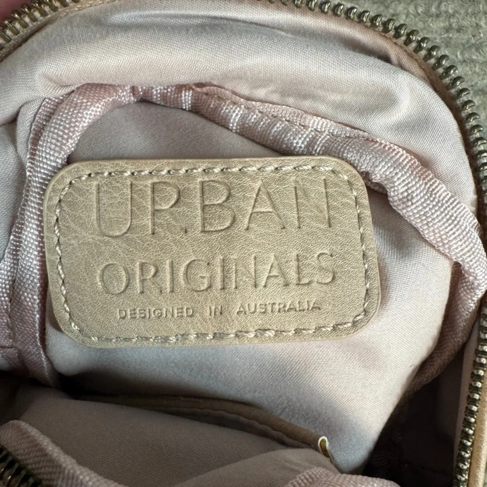 Urban Originals Sling Bag Blush Pink Vegan Leather Crossbody Backpack Strap